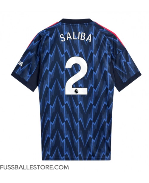 Günstige Arsenal William Saliba #2 Auswärtstrikot 2025-26 Kurzarm Günstige Arsenal William Saliba #2 Auswärtstrikot 2025-26 Kurzarm